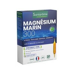Santarome Magnesium Marin 300 20 Ampoules - Boîte 20 ampoules de 10 ml