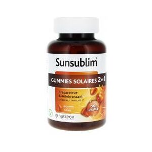 Nutreov Sunsublim Gummies Solaires 2en1 60 Gummies Pot 60 gommes