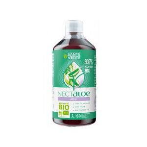 Sante Verte Nectaloe Aloe Vera 99,7% en Jus Bio 1 L - Bouteille 1000 ml