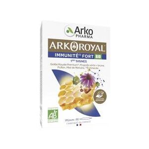 Arkopharma Arko Royal Immunite Fort 1ers Signes Bio 20 Ampoules - Boîte 20 ampoules de 10 ml