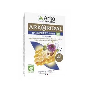 Arkopharma Arko Royal Immunité Fort 1ers Signes Bio 20 Ampoules - Boîte 20 ampoules de 10 ml
