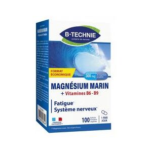 Biotechnie Magnesium Marin B6 B9 100 Gélules - Boîte 100 gélules - Publicité