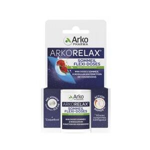 Arkopharma Arkorelax Sommeil Flexi-Doses 60 Mini Comprimes Sublingaux - Boîte 60 comprimes