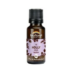 Biofloral Granules 15 Holly - Houx Bio 19,5 g - Flacon 19,5 g