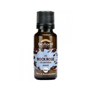 Biofloral Granules 26 Rock Rose - Hélianthème Bio 19,5 g - Flacon 19,5 g