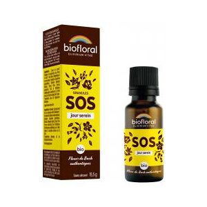 Biofloral Granules SOS Jour Serein Bio 19,5 g - Flacon 19,5 g