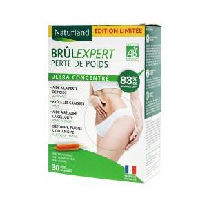 Naturland Brulexpert Perte de Poids Bio 30 Ampoules de 10 ml - Boîte 30 ampoules de 10 ml