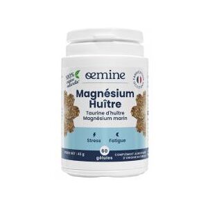 Oemine Magnesium Huître 60 Gelules - Pot 60 gelules