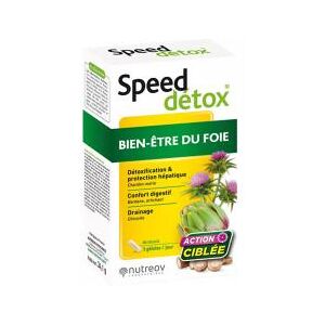 Nutreov Speed Detox Bien-Être du Foie 60 Gelules - Boîte 60 gelules