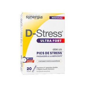 Synergia D-Stress Ultra Fort 20 Sachets - Boîte 20 sachets