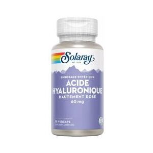 Solaray Acide Hyaluronique Hautement Dosé 30 Capsules Végétales - Boîte 30 capsules