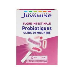 Juvamine Probiotiques Ultra 20 Milliards 10 Sticks - Boîte 10 sticks
