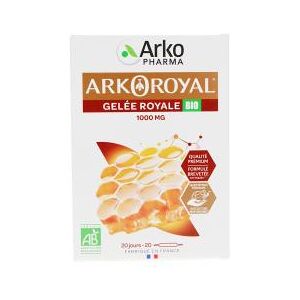 Arkopharma Arko Royal Gelee Royale 1000 mg Bio 20 Ampoules - Boîte 20 ampoules de 10 ml