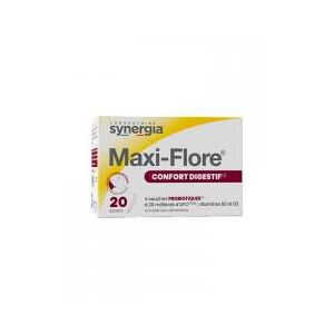 Synergia Maxi-Flore Confort Digestif 20 Sachets Orodispersibles - Boîte 20 sachets orodispersibles de 1,5 g