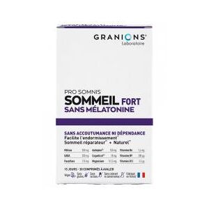Granions Pro Somnis Sommeil Fort 30 Comprimes - Boîte 30 comprimes