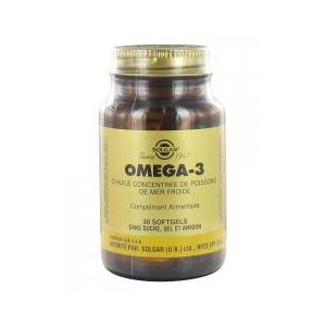Solgar Omega 3 Softgels - Flacon 30 capsules