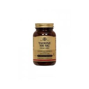 Solgar Taurine 500 mg Gelules Vegetales - Flacon 50 gelules vegetales