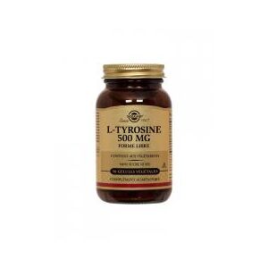 Solgar l-Tyrosine 500 mg Gelules Vegetales - Flacon 50 gelules vegetales