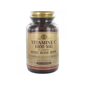 Solgar Vitamine c 1000 Avec Rose Hips Comprimes - Flacon 100 comprimes