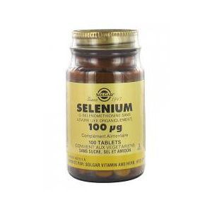 Solgar Selenium 100 µg 100 Comprimes - Flacon 100 comprimes