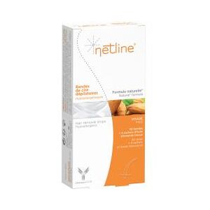 Netline Bdes Hypoallergen Visage - Boîte 20 bandes + 4 sachets d'huile