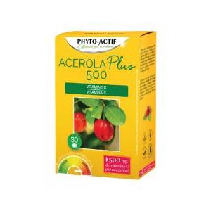 Acerola Plus 500 30 Comprimés - Boîte 30 comprimés