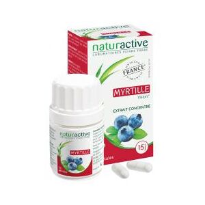 Naturactive Myrtille 30 Gélules - Boîte 30 gélules - Publicité