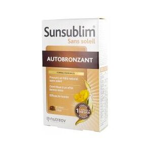 Nutreov Sunsublim Autobronzant Ultra 28 Capsules Boite 28 capsules