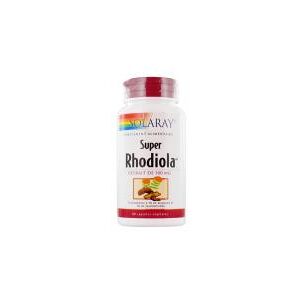 Solaray Super Rhodiola - 500 mg Standardisé - 60 Caps. Vég. - Boîte 60 capsules - Publicité