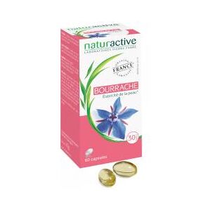 Naturactive Huile de Bourrache 60 Gélules - Boîte 60 capsules