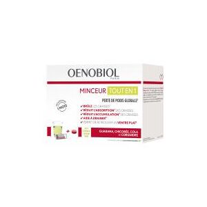 Oenobiol Minceur Tout en 1 - Boîte 30 sticks + 60 comprimés