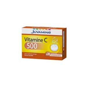 Juvamine Vitamine C 500 30 Comprimés Effervescents - Boîte 30 Comprimés