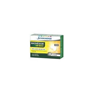 Juvamine Magnesium Max Meilleure Absorption 30 Comprimes a Croquer - Boîte 30 comprimes a croquer