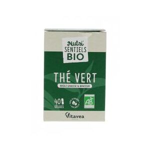 Nutri'SENTIELS BIO Vitavea Thé Vert Bio 40 gélules - Flacon 40 gélules - Publicité