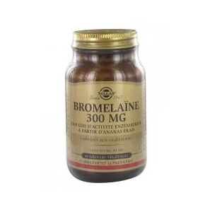 Solgar Bromelaïne 300 mg Gelules Vegetales - Flacon 60 gelules vegetales