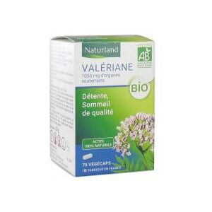 Naturland Valeriane Bio 75 Vegecaps - Boîte 75 vegecaps