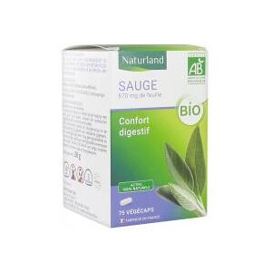 Naturland Sauge Bio 75 Végécaps - Boîte 75 végécaps