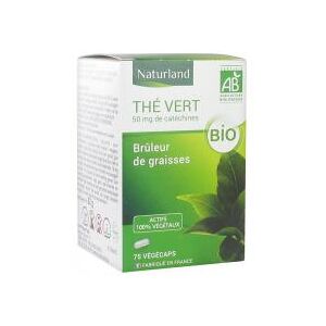 Naturland Thé Vert Bio 75 Capsules Végétales - Boîte 75 végécaps - Publicité