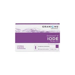 Granions 30 Ampoules d'Iode - Boîte 30 ampoules