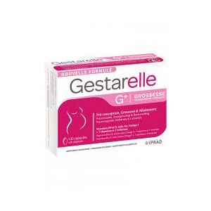 Laboratoires Iprad Gestarelle G+ Grossesse 30 Capsule Gestarelle G+ Pre-Conception Grossesse et Allaitement 30 Capsules - Boîte 30 capsules