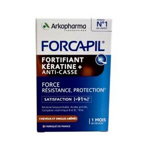 Arkopharma Forcapil Fortifiant Keratine + 60 Gelules - Pot 60 gelules