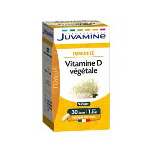 Juvamine Promesses Sante Immunite Vitamine D Vegetale 30 Gelules Vegetales Boite 30 gelules dorigine vegetale