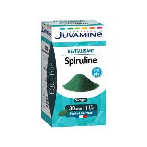 Juvamine Spiruline Revitalisant 30 Comprimés - Boîte 30 Comprimés - Publicité