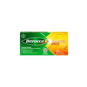 Berocca Immunité Flash Goût Orange 30 Comprimés Effervescents - Boîte 30 comprimés effervescents