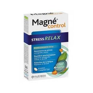 Nutreov Magné Control Stress Relax Magnésium Marin 30 Comprimés - Boîte 30 comprimés