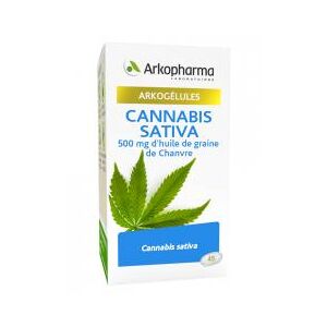 Arkopharma Arkogélules Cannabis Sativa 45 Capsules - Pot 45 capsules