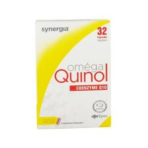 Synergia Omega Quinol 32 Capsules - Boîte 32 capsules