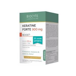 Biocyte Cheveux Keratine Forte Full Spectrum 3 x 40 Gélules - Boîte 3 x 40 gélules