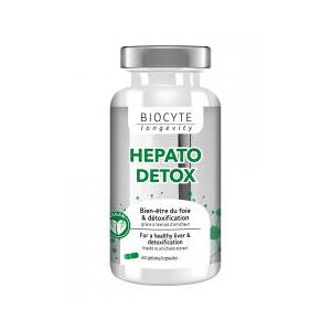 Biocyte Hepato Détox - Pot 60 gélules - Publicité