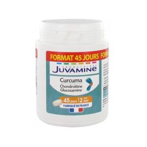 Juvamine Curcuma Chondroïtine Glucosamine Format Cure Longue 90 Comprimes - Pot 90 comprimes